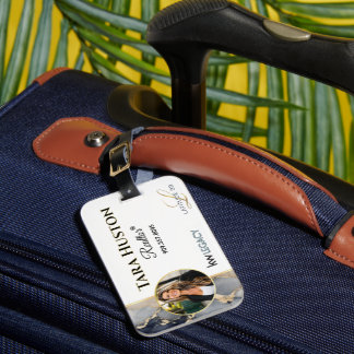 Anpassad fastighetsmäklare TARA Huston Bagagebricka