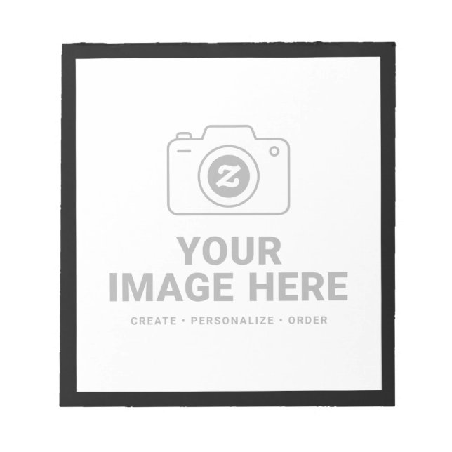Anpassad favorit fotodesign anteckningsblock (Framsida)