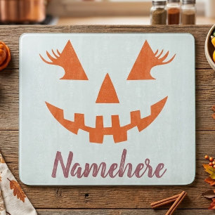 Anpassad feminint Jack O Lantern-pumpa Halloween