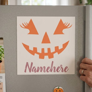 Anpassad feminint Jack O Lantern-pumpa Halloween