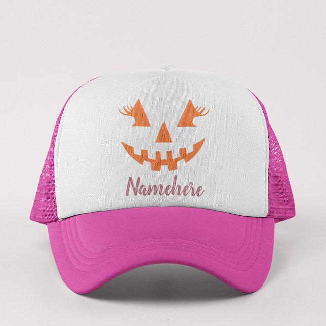 Anpassad feminint Jack O Lantern-pumpa Halloween Keps (Skapare uppladdad)