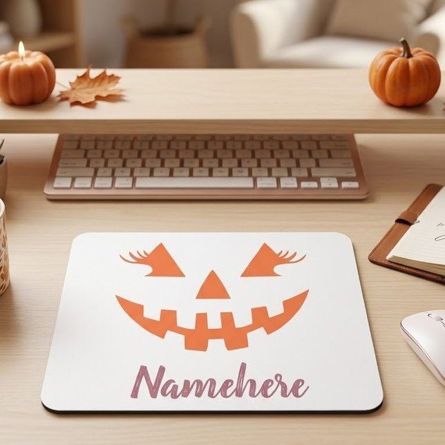 Anpassad feminint Jack O Lantern-pumpa Halloween Musmatta (Skapare uppladdad)