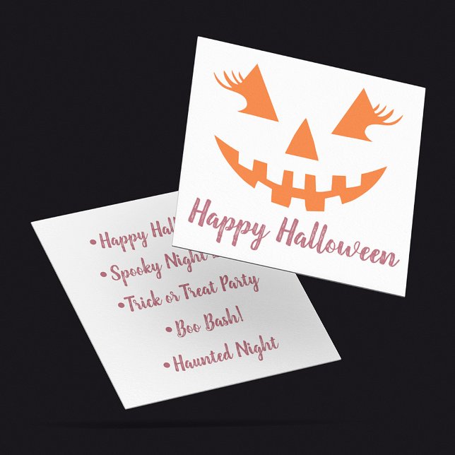 Anpassad feminint Jack O Lantern-pumpa Halloween Program (Skapare uppladdad)