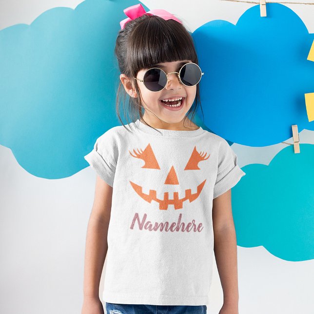 Anpassad feminint Jack O Lantern-pumpa Halloween T Shirt (Skapare uppladdad)