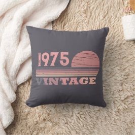 Anpassad femtio vintagar 50:e födelsedagsfesten kudde