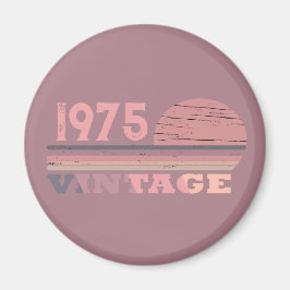 Anpassad femtio vintagar 50:e födelsedagsfesten magnet