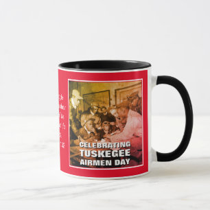 Anpassad firande av TUSKEGEE AIRMEN-dagen Mugg