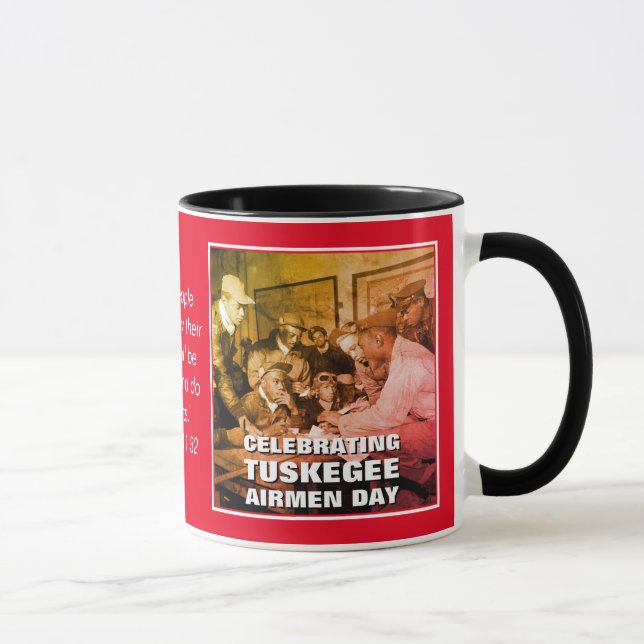 Anpassad firande av TUSKEGEE AIRMEN-dagen Mugg (Höger)