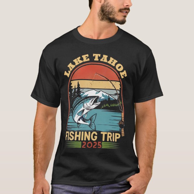 Anpassad fiskeutflykt Grupp T-shirt (Framsida)