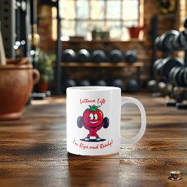 Anpassad Fitness Rolig Tomat Lyfter Vikter  Jumbo Mugg