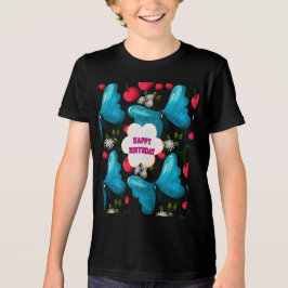 Anpassad fjärils födelsedagsfest matchande set t shirt