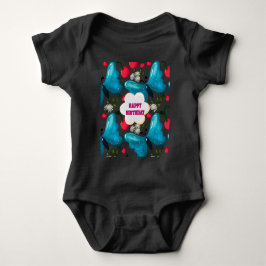 Anpassad fjärils födelsedagsfest matchande set t shirt