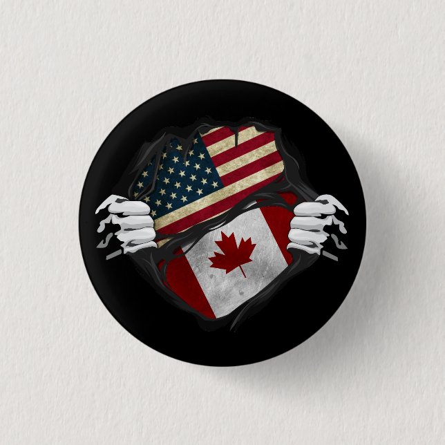 Anpassad Flagga för radering av två Händer Knapp (Framsida)