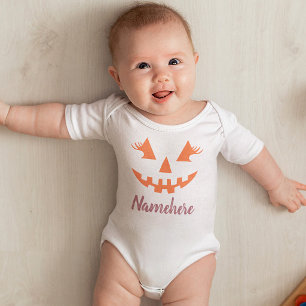Anpassad flickig Jack O Lantern Pumpa Halloween T Shirt