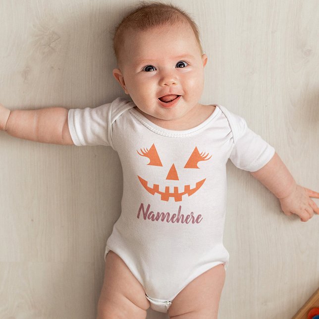 Anpassad flickig Jack O Lantern Pumpa Halloween T Shirt (Skapare uppladdad)