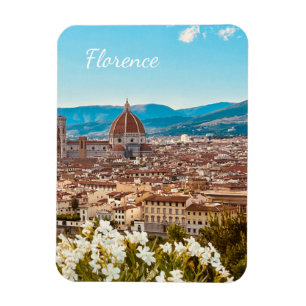 Anpassad Florensfotografi för Italien Magnet