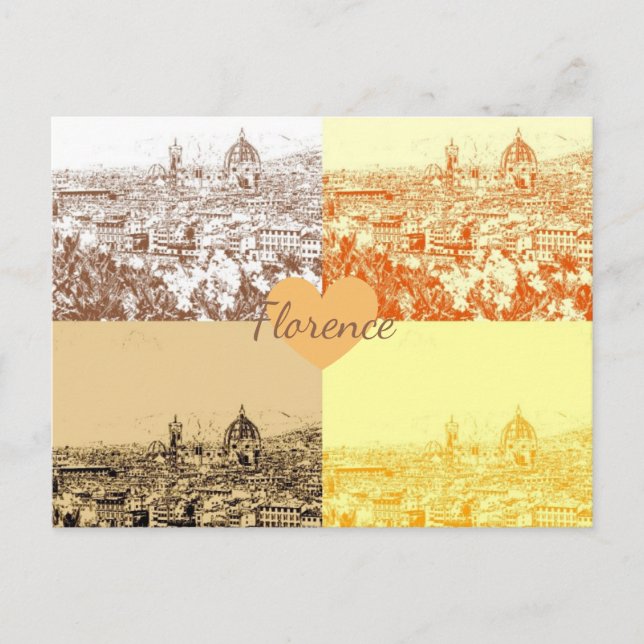 Anpassad Florensfotografi för Italien Vykort (Framsida)