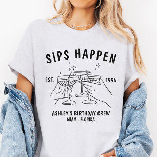 Anpassad födelsedagsbesättning Födelsedagsresa Gru T Shirt