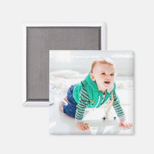 Anpassad födelsedagsbröllopsfoto Personlig kylskåp Magnet