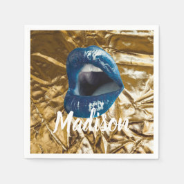 Anpassad födelsedagsgåva för fru, vän, syster pappersservett