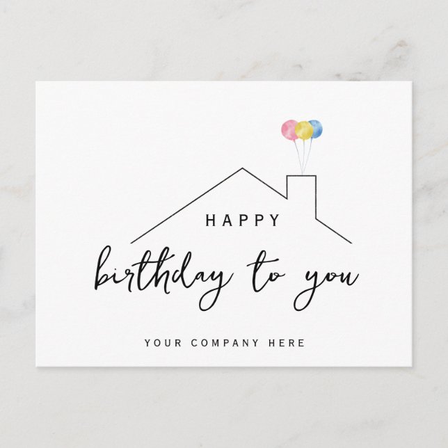 Anpassad födelsedagskort för Kelly Vykort (Framsida)