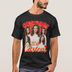 Anpassad födelsedagspresent bootleg för din flickv t shirt