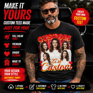 Anpassad födelsedagspresent bootleg för din flickv t shirt