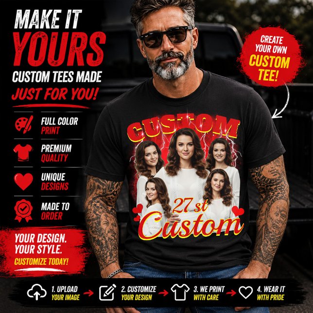 Anpassad födelsedagspresent bootleg för din flickv t shirt (Skapare uppladdad)