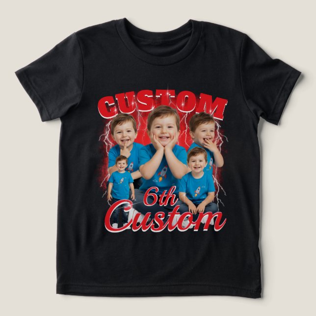 Anpassad födelsedagspresent bootleg för ditt barn  t shirt (Design Framsida)