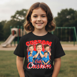 Anpassad födelsedagspresent bootleg för Kid 90s T Shirt