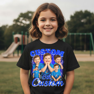Anpassad födelsedagspresent bootleg för Kid 90s T Shirt