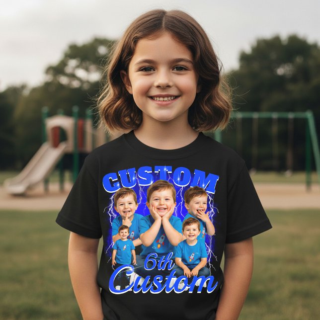 Anpassad födelsedagspresent bootleg för Kid 90s T Shirt (Skapare uppladdad)