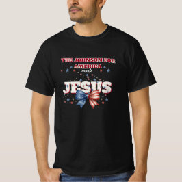 Anpassad för familjen Amerika behöver Jesus T Shirt