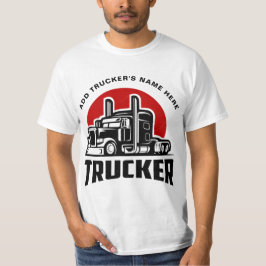 Anpassad för lastbilschaufför t shirt