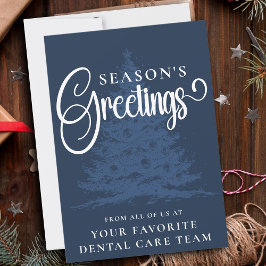 Anpassad företagshjul för Professionell - företag Julkort