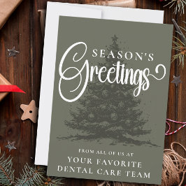 Anpassad företagshjul för Professionell - företag Julkort