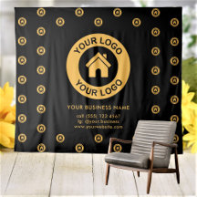 Anpassad företagslogotyp Affärsevenemang Svart