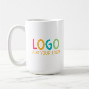 Anpassad företagslogotyp Branded Hög 15oz Kaffemugg