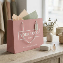 Anpassad företagslogotyp Business Kampanj Rosa