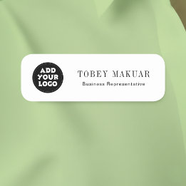 Anpassad företagslogotyp för anställdas namnskylt namnbricka