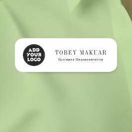 Anpassad företagslogotyp för anställdas namnskylt namnbricka