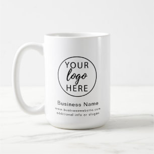 Anpassad företagslogotyp för företag kaffemugg
