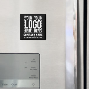 Anpassad företagslogotyp Företag Modern Cool Magnet