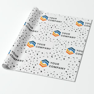 Anpassad företagslogotyp märkta företagspresenter presentpapper