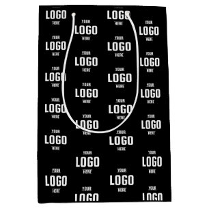 Anpassad företagslogotyp – Svart