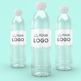 Anpassad företagslogotyp vattenflaskor etikett