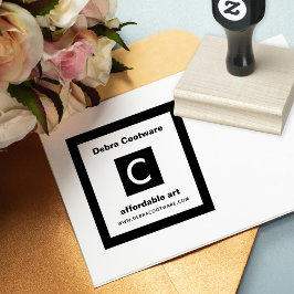 Anpassad företagsmonogram stämpel