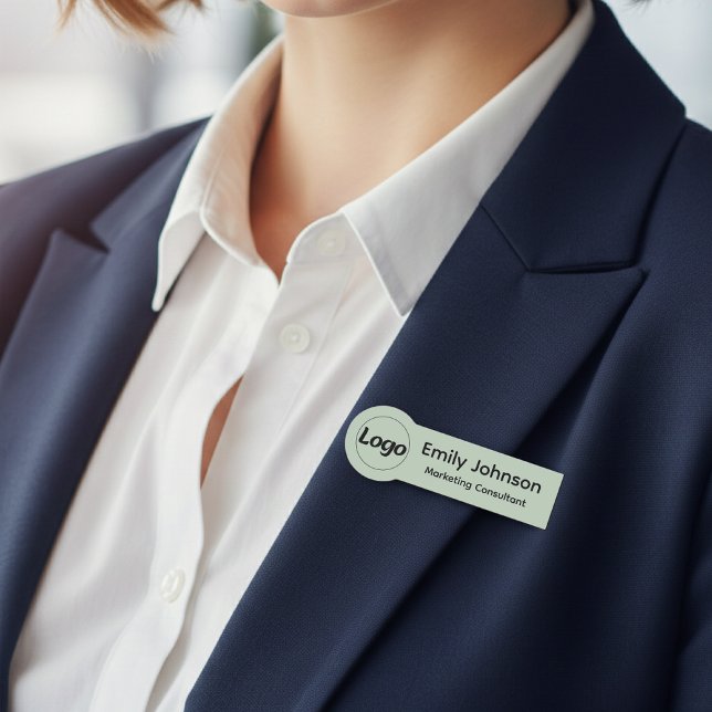 Anpassad formad anställd pin namnskylt  namnbricka (Skapare uppladdad)