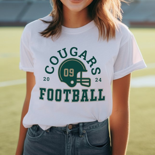 Anpassad fotbollsteam mamma för universitetslag t shirt (Skapare uppladdad)