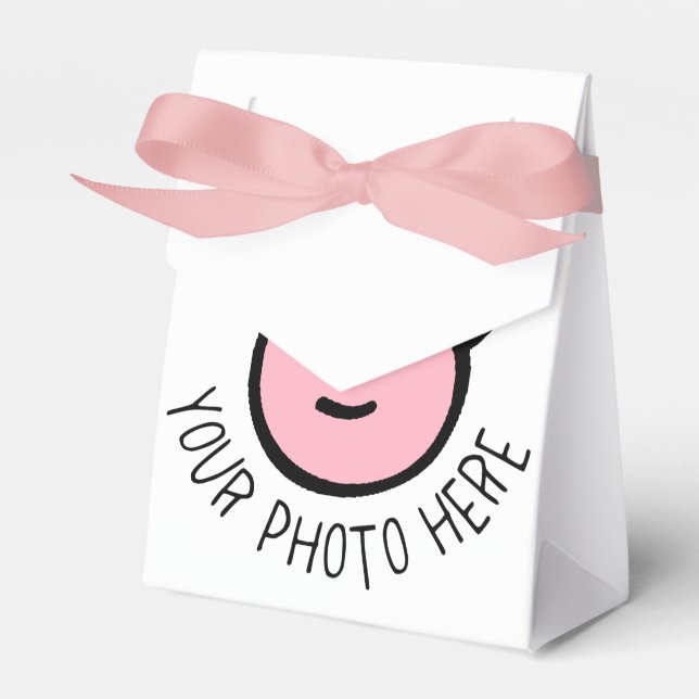 Anpassad Foto 10 x TENT FAVOR BOX Tom Mall Presentaskar (Framsidan Sidan)
